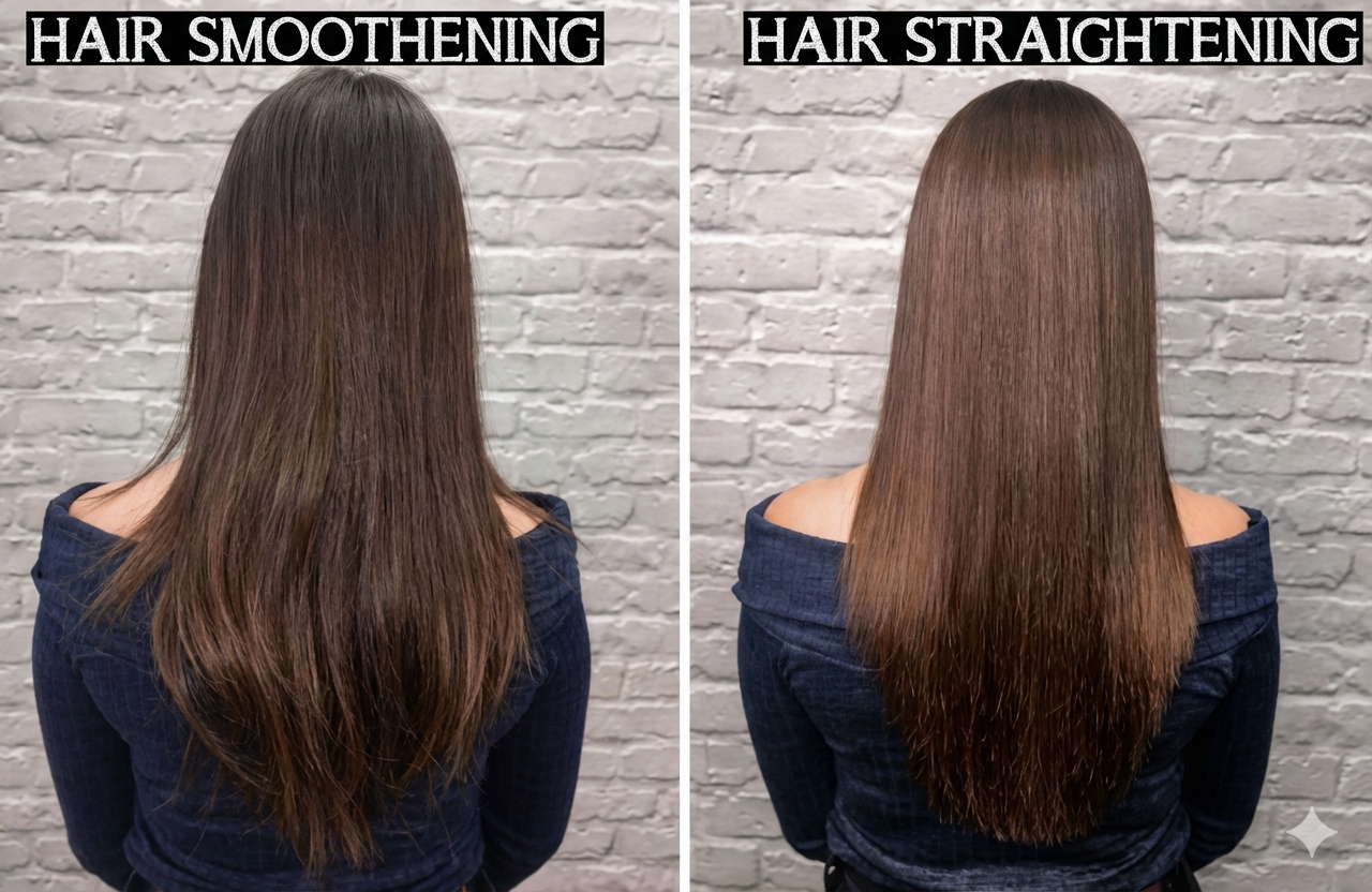 Hair Smoothening vs. Straightening: What’s the Difference?