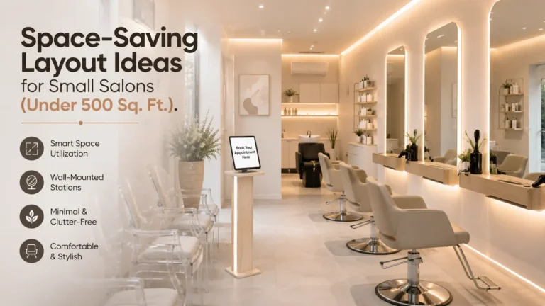 Small Salon Layout: Space-Saving Ideas under 500 Sq Ft