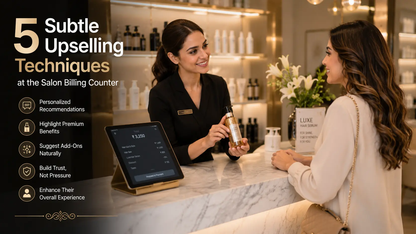 Upsell salon services: Top 5 Best Subtle Upselling Technique