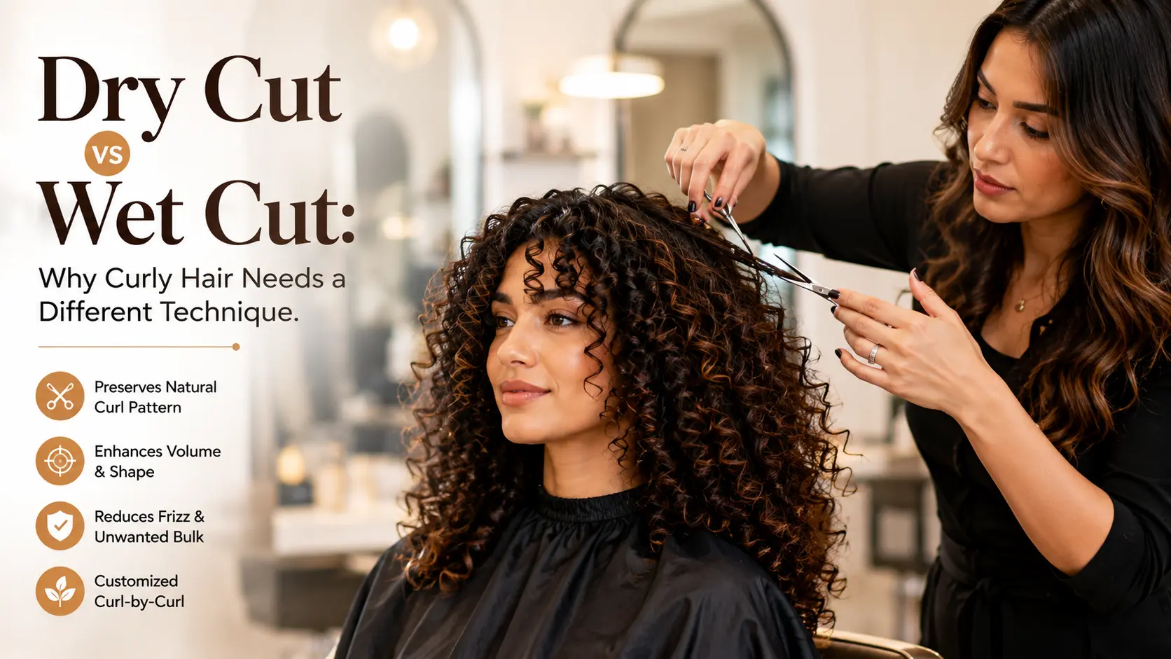 Dry cut for curly hair: Discover Dry Cut vs Wet Cut