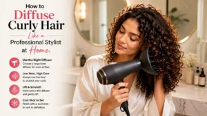 How to Diffuse Curly Hair Like a Professional Stylist at Home